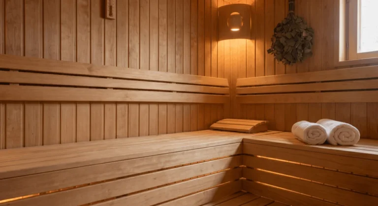 Sauna at Aqua Creta Limnoupolis water park